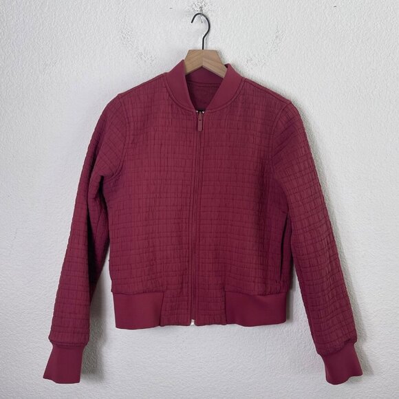 Lululemon Serene Travels Bomber Reversible Jacket Size 6 - Picture 5 of 16
